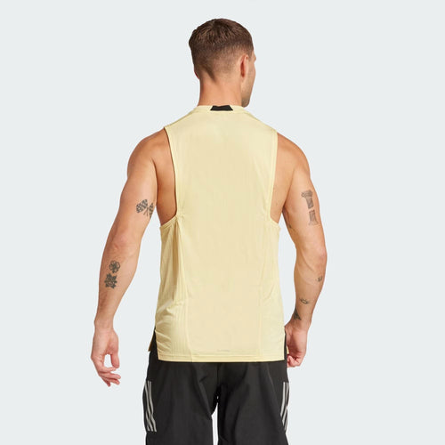 adidas Designed for Training Intensity Erkek Atlet Mens sz Large Mustard
