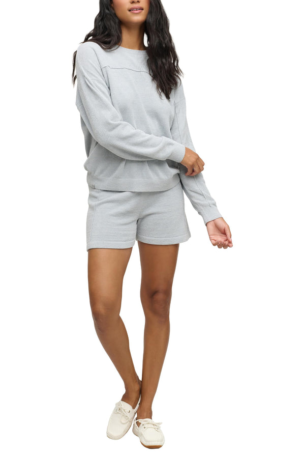 Barefoot Dreams® CozyChic Ultra Lite® Seamed Pullover and Short Set